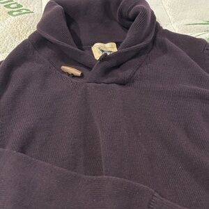 Eggplant Men's Turtleneck Sweater